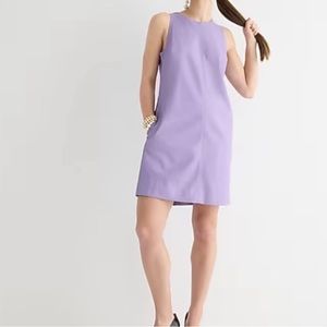 J. Crew shift dress in faux leather XS